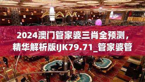 2024澳门管家婆三肖全预测，精华解析版IJK79.71_管家婆管理专版
